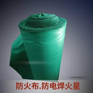 户外加厚防雨阻燃耐高温防火布工况风筒通风防晒阻燃油布帆布