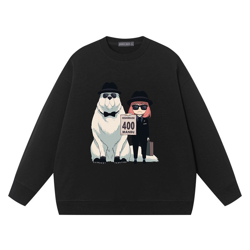 间谍过家家日系动漫阿尼亚约尔福杰情侣周边圆领卫衣春秋冬男纯棉,模玩/动漫/周边/娃圈三坑/桌游,动漫T恤/鞋帽/服装,淘宝优惠券,粉丝福利购,淘宝优惠卷