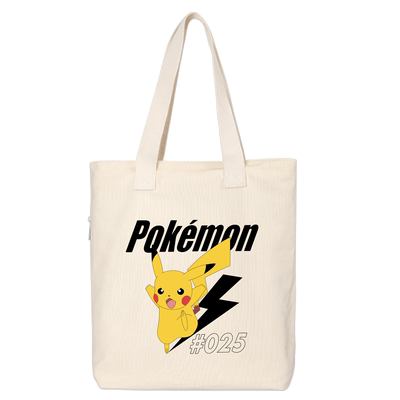 豆小萌POKEMON皮卡丘小精灵宝可梦联名系列新款单肩手提包帆布包