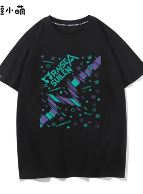 豆小萌BanG Dream!邦邦动漫Poppin'Party少女乐团派对T恤短袖衣服