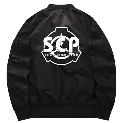 SCP基金会衣服秋冬加厚外套恐怖惊悚游戏周边卫衣飞行服夹克外套