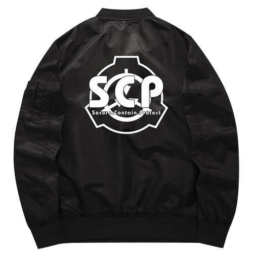 SCP基金会衣服秋冬加厚外套恐怖惊悚游戏周边卫衣飞行服夹克外套