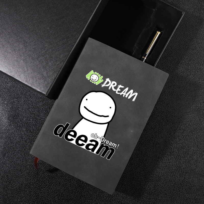 Dream我的世界记事本日记本商务本子笔记本礼盒装记事本礼物A5本