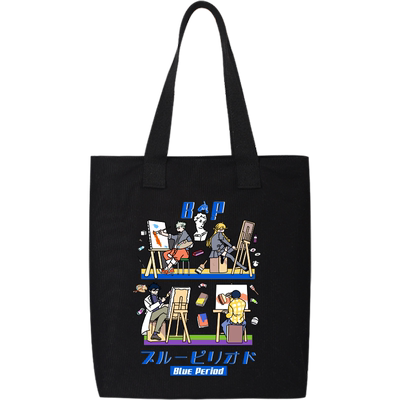 豆小萌蓝色时期Blue Period山口飞翔动漫周边书包购物袋帆布包女