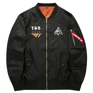 S13世界赛LPL出征服SKT 夹克飞行服 T1战队队服FAKER同款