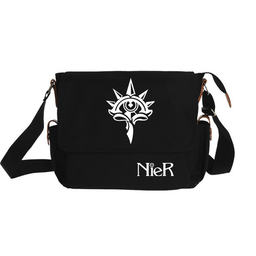 尼尔机械纪元游戏周边男女斜挎单肩背包二次元邮差包学生补课书包