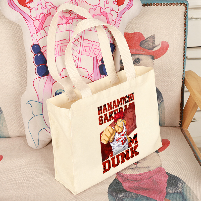 灌篮高手帆布背包托特包单肩包