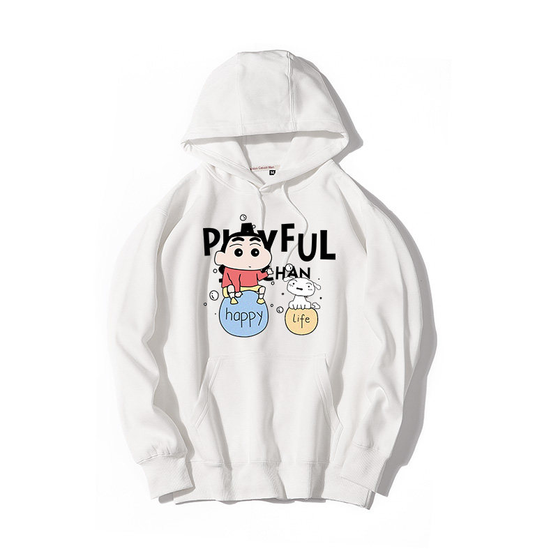 卡通动漫印花圆领卫衣男二次元蜡笔小新套头衫春秋季搞笑上衣服,模玩/动漫/周边/娃圈三坑/桌游,动漫T恤/鞋帽/服装,淘宝优惠券,粉丝福利购,淘宝优惠卷