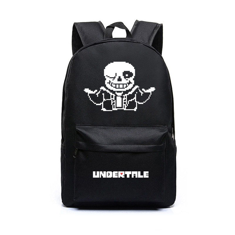 传说之下周边书包UNDERTALE骷髅兄弟中小学生动漫双肩包背包