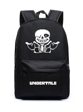 传说之下周边书包UNDERTALE骷髅兄弟中小学生动漫双肩包背包