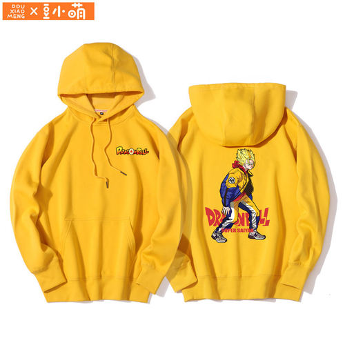 豆小萌联名七龙珠衣服漫画周边动漫卫衣男女孙悟空潮牌二次元服装