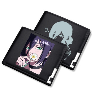 蕾塞电链锯人周边同人谷子二次元日系女学生小巧零钱包卡包二合一