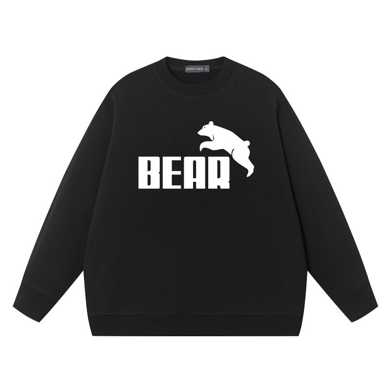 恶搞彪熊bear北极熊衣服圆领宽松纯棉长袖卫衣男潮牌打底衫休闲装,模玩/动漫/周边/娃圈三坑/桌游,动漫T恤/鞋帽/服装,淘宝优惠券,粉丝福利购,淘宝优惠卷