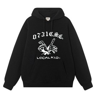 0731长沙说错衣服CSC系列套头卫衣 同款街头纯棉男女情侣上衣