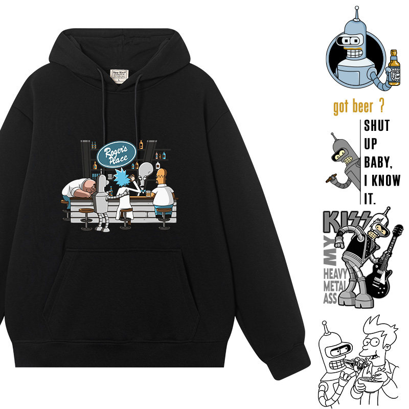 豆小萌飞出个未来衣服美漫弗莱班德动漫男装秋冬加绒情侣连帽卫衣,模玩/动漫/周边/娃圈三坑/桌游,动漫T恤/鞋帽/服装,淘宝优惠券,粉丝福利购,淘宝优惠卷