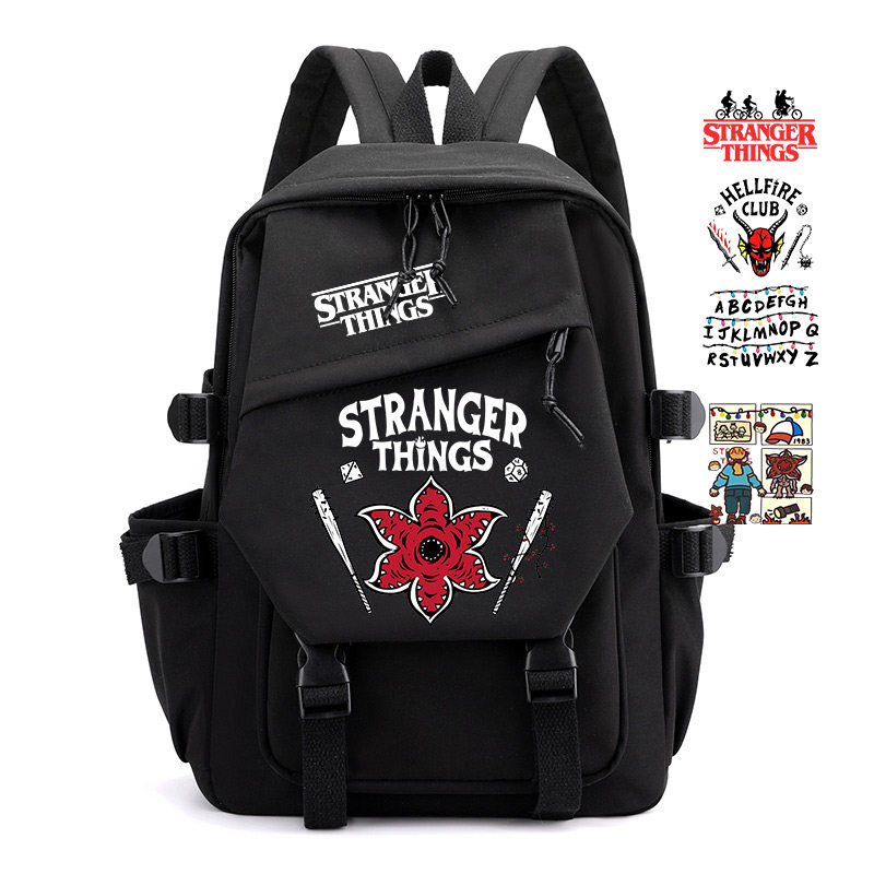 Stranger Things 美剧怪奇物语周边双肩背包电影双肩包男书包