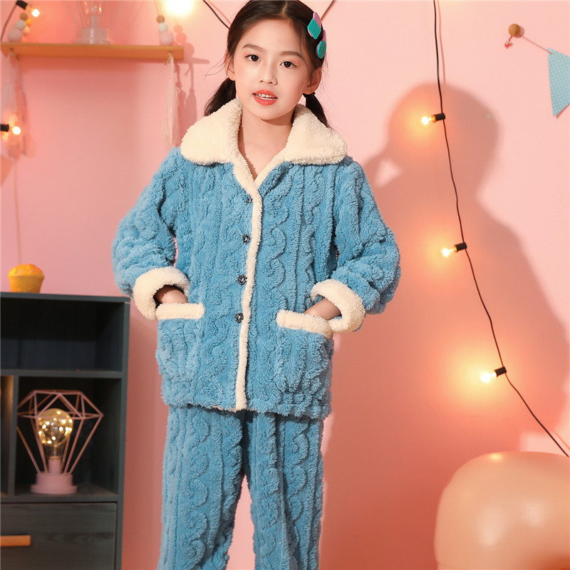 睡衣家居服套装秋冬款