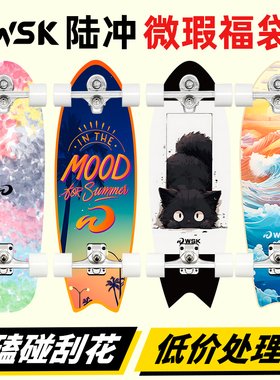 国产陆地冲浪板「福袋」专业陆冲滑板初学者成人儿童路冲男女生