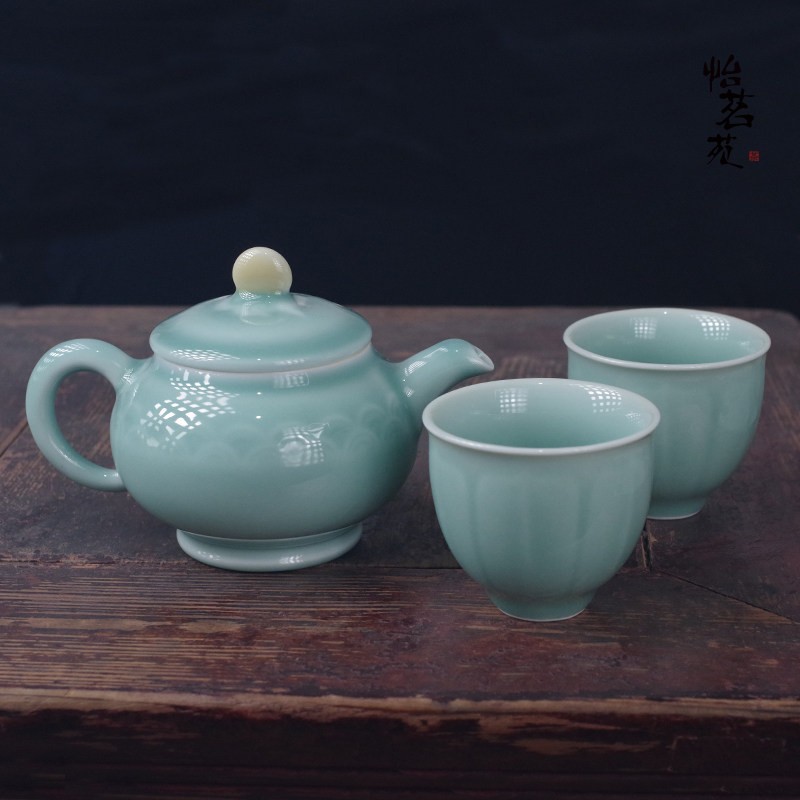 龙泉青瓷泡茶壶中式茶具