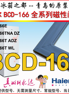 海尔原装冰箱密封条 BCD-166TWL, BCD-166T ADZ, BCD-166TNA DZ