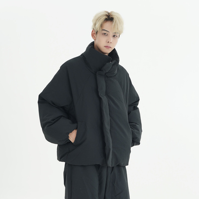 立领防风加厚解构冬季短款棉衣