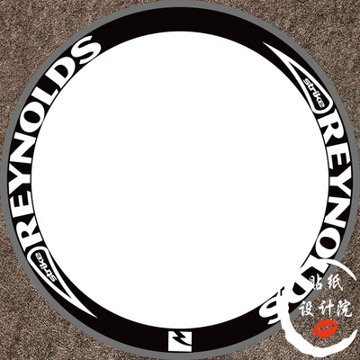定制火箭REYNOLDS公路车轮组贴纸自行车轮圈贴纸碳纤维轮毂贴纸