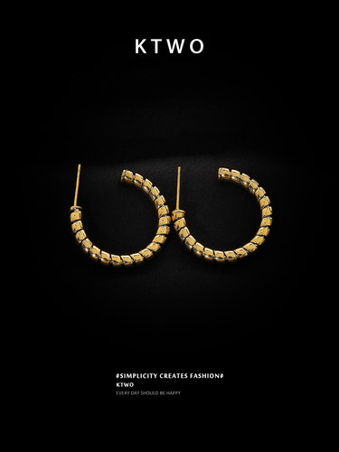 欧式简约耳环女冷淡风耳钉耳饰品