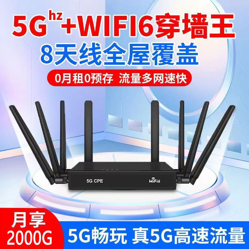 5G千兆无线路由器插卡大功率WiFi