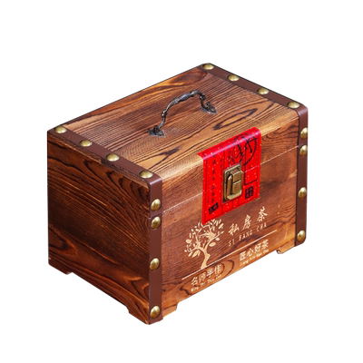 大红袍浓香型实木礼盒装