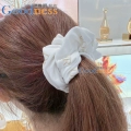 Single fabric white large intestine ring counter limited edition ribbon customization DIY