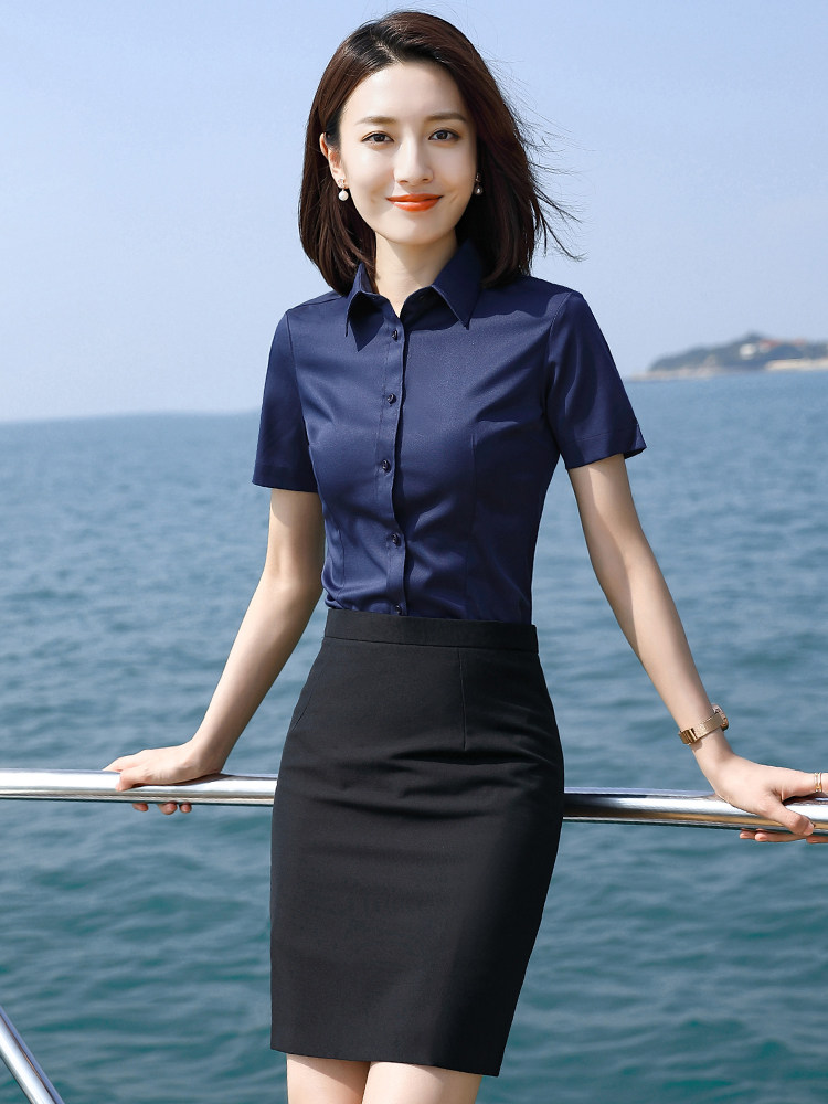 PROFESSIONAL SUIT WOMENS SUMMER SHORT-SLEEVED TEMPERAMENT CIVIL SERVANT INTERVIEW FORMAL WEAR TEACHERS WORKWEAR HOTEL FRONT DESK WORK CLOTHES SUMMER