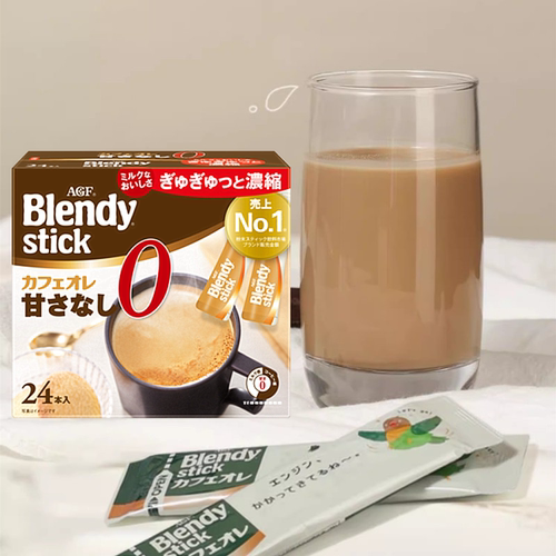 AGFBlendy速溶咖啡粉0沙糖拿铁