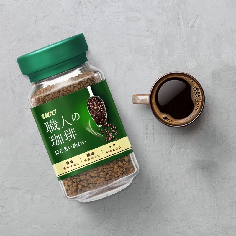 UCC职人无蔗糖速溶冻干纯黑咖啡