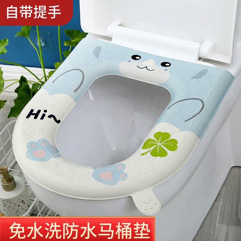 防水加厚马桶垫坐垫四季通用坐便垫冬季保暖马桶坐便圈垫马桶垫子