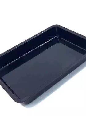超市生鲜托盘冷鲜猪肉托盘熟食专用冰柜展示卖肉黑色塑料鲜肉盘子