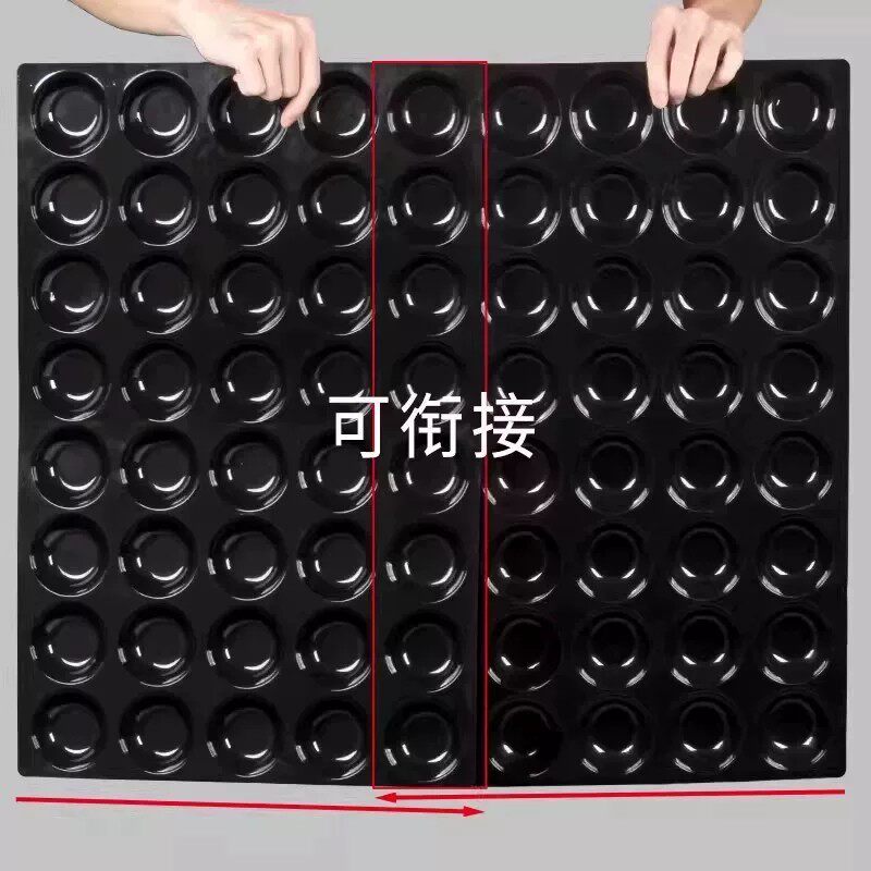 超市水果货架陈列垫板黑色加厚托盘24孔苹果桃子水果底托塑料果托