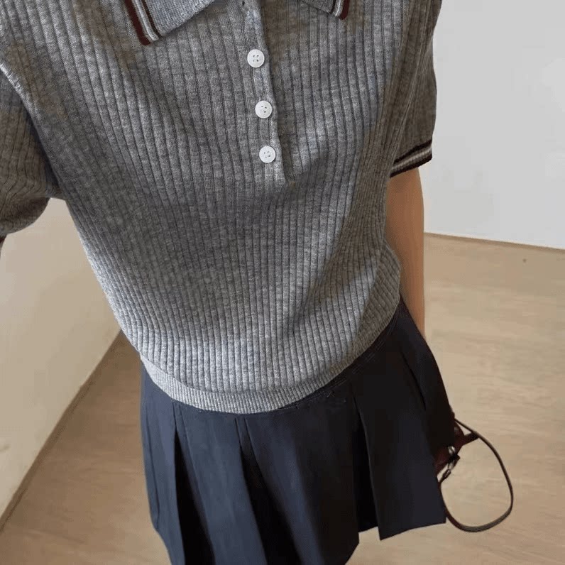 毛衣女2025年新款宽松外穿慵懒风秋冬套头短袖针织衫上衣外套2595