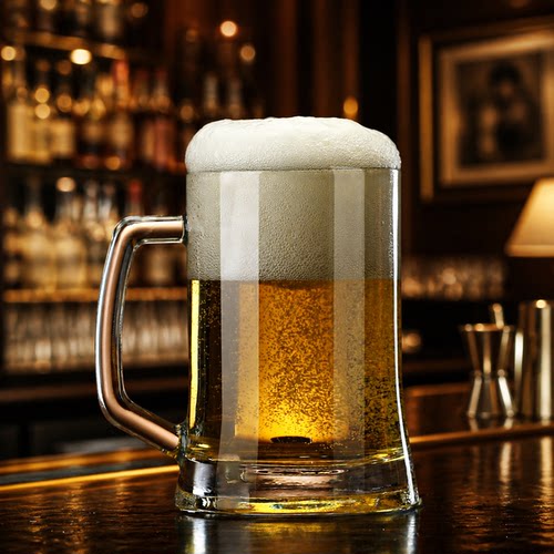 【2-6-12只可选】带把手啤酒杯