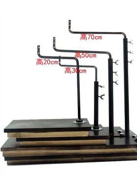 雕塑人体支架 升降泥塑架子 模型油泥手办通用工具竹刀雕塑架子
