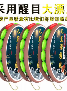 七星漂线组套装传统钓单钩全套
