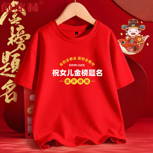 中高考一举夺魁走向辉煌短袖t恤