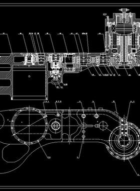 J1019-新型电牵引采煤机截割部的设计CAD图