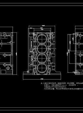 J1311-468Q曲轴箱两面三孔组合机床总体设计及多轴箱的设计CAD图