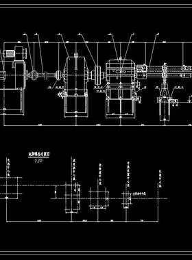 J907-冷轧带钢平整机主传动系统设计CAD图