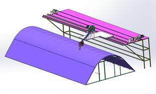 J495-温室大棚除雪装置的设计CAD图纸