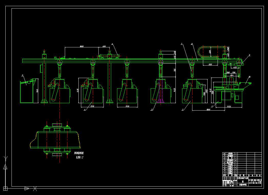 J273-凸轮轴加工自动线机械手设计CAD图纸