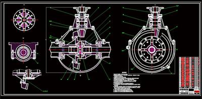 CL267-CA1090汽车驱动桥主减速器设计-单级【9张CAD图纸+说明】