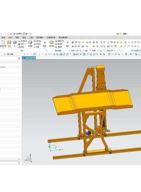 J1720-有轨无避让立体停车库设计【UG三维图+二维CAD图】