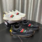 防滑厚底跑步鞋 外贸男士 减震慢跑鞋 透气时尚 男 低帮复古休闲运动鞋