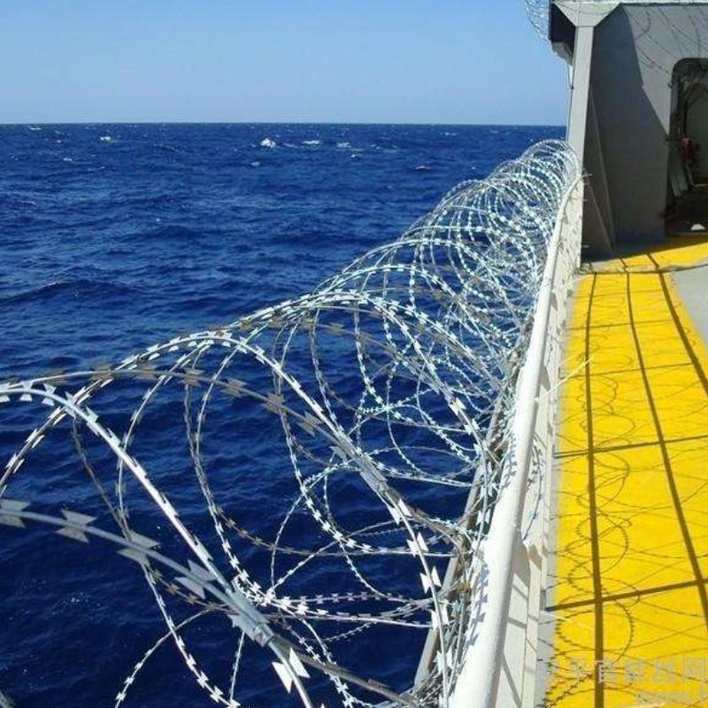 刀片刺绳镀锌刺丝滚笼不锈钢防爬刺网铁蒺藜防盗围墙网监狱防护网